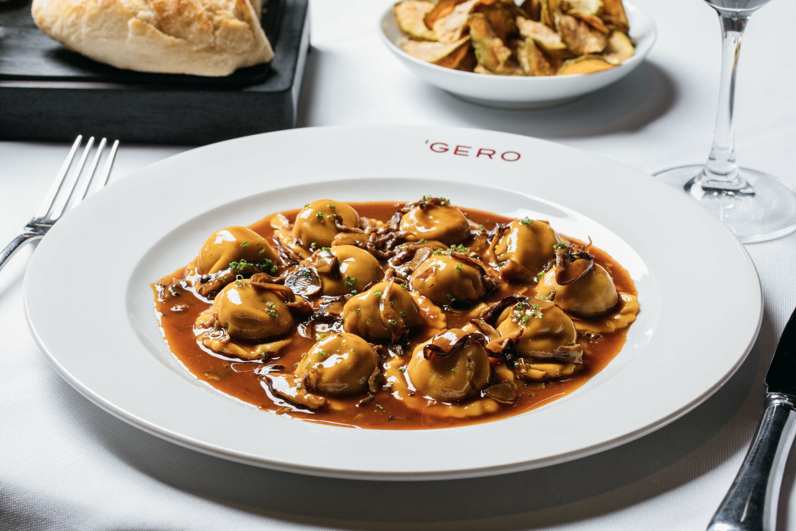 RAVIOLI DI VITELLO AI FUNGHI